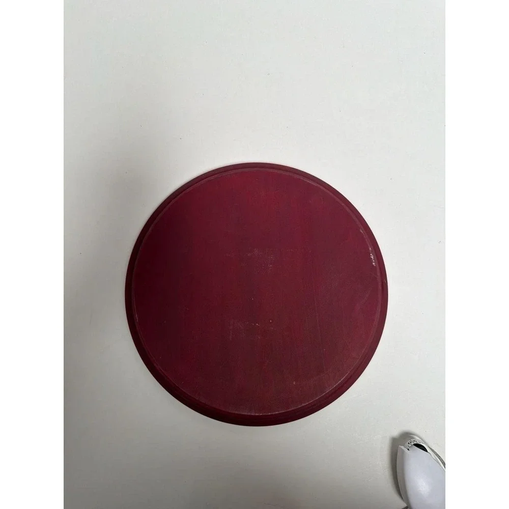 Vintage Hand-Painted Rosemaling Wooden Plate - Good Food, Good Wine, Good Friend